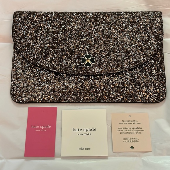 Kate Spade Odette Glitter Kate Spade Odette Black Glitter Mini Top